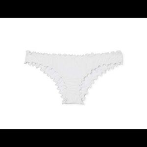 🐬White Ruffle Bikini Bottoms